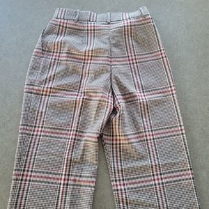 Wilfred Pants, Size 0, Brown Plaid